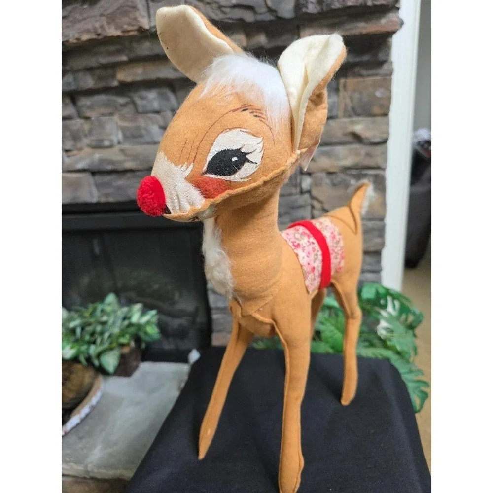 Vintage Annalee Mobilitee Rudolph the Red Nose Reindeer 1971
